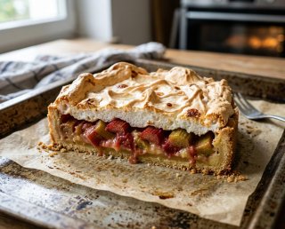 Karens Rhabarber-Baiser-Kuchen