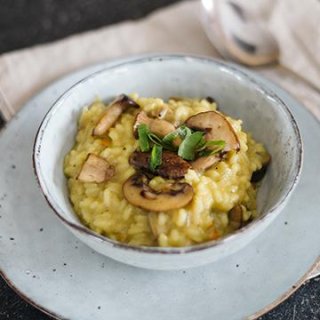 Risotto mit Steinchampignons und Kräuterseitlingen