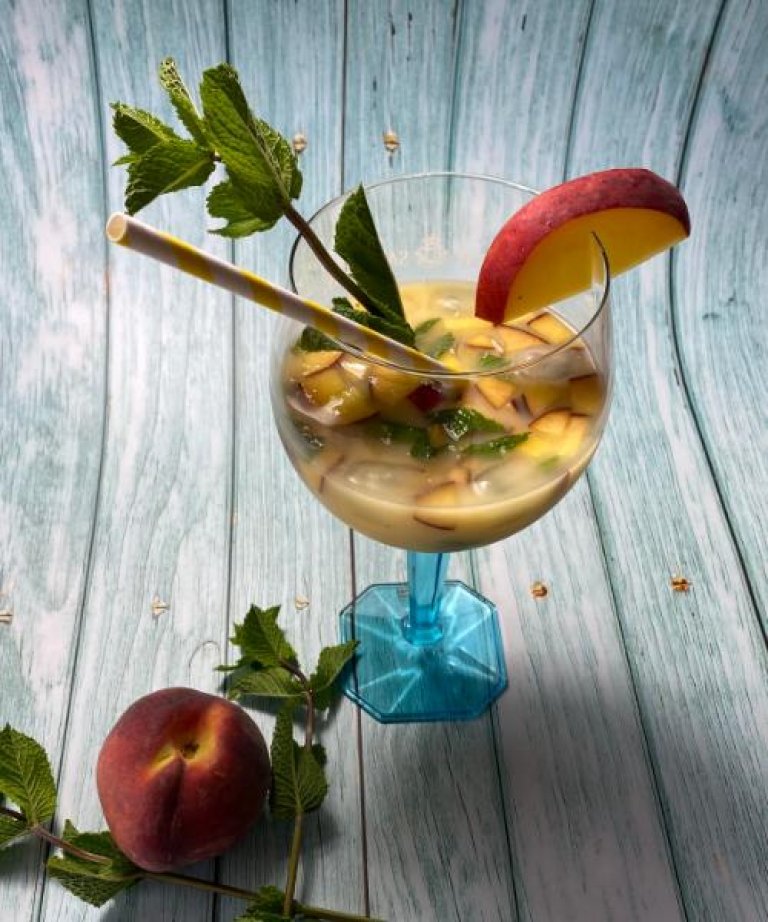 Mango-Hafer-Smoothie