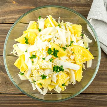 Kokos-Weißkohl-Salat