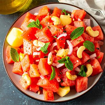 Tomaten-Melonen-Salat