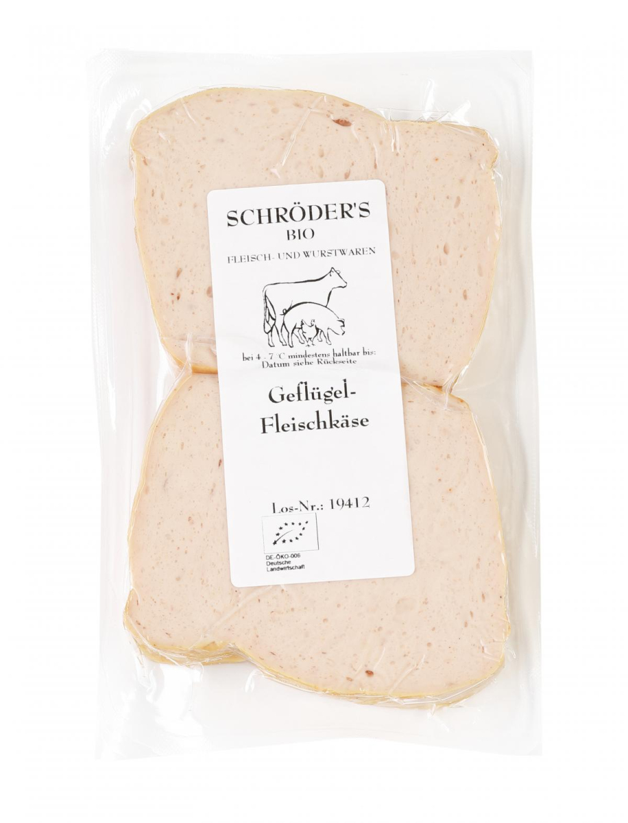 Geflügelfleischkäse 2 Scheiben