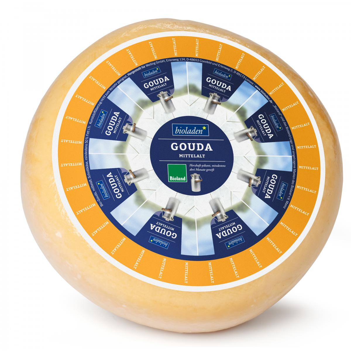 Gouda mittelalt/pikant, eingeschweißt
