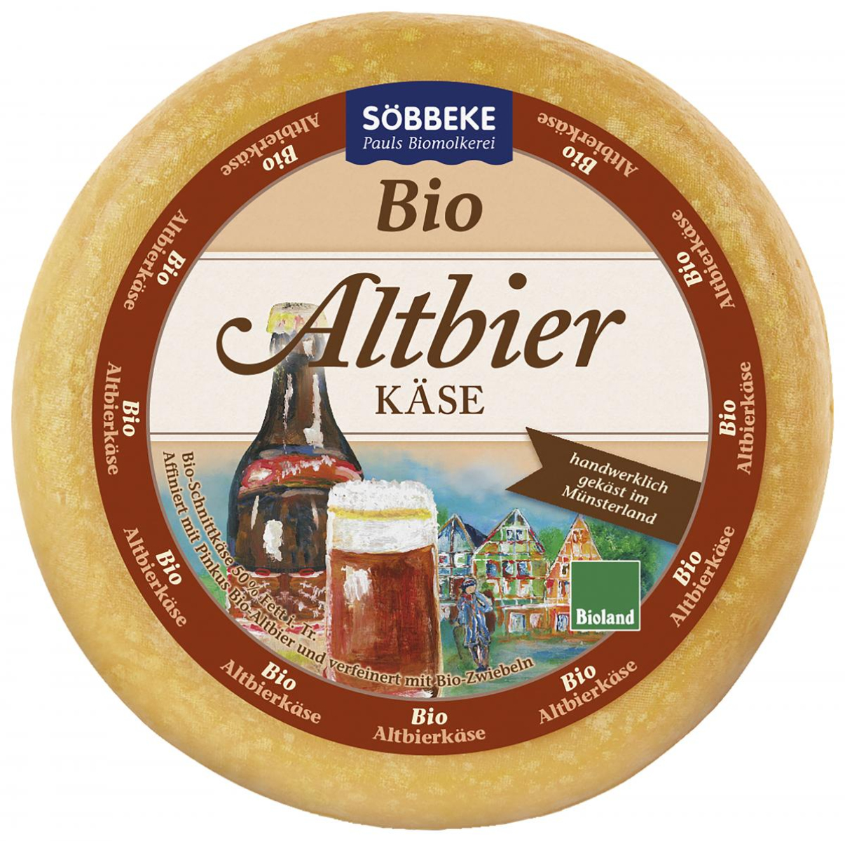Altbierkäse, eingeschweißt