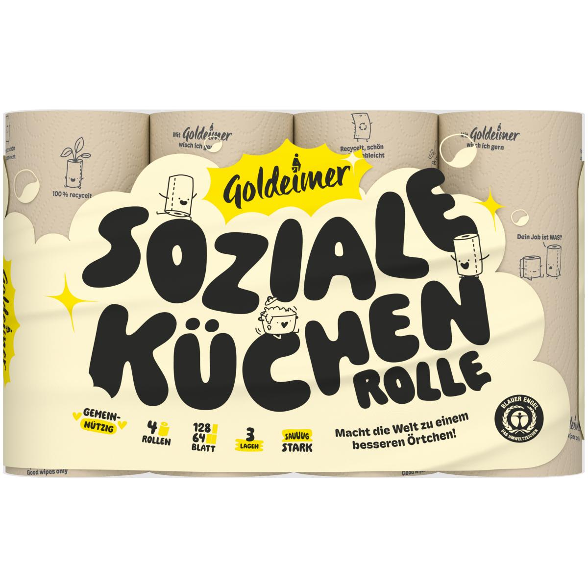 Küchenrolle 3-lagig (4 Rollen)