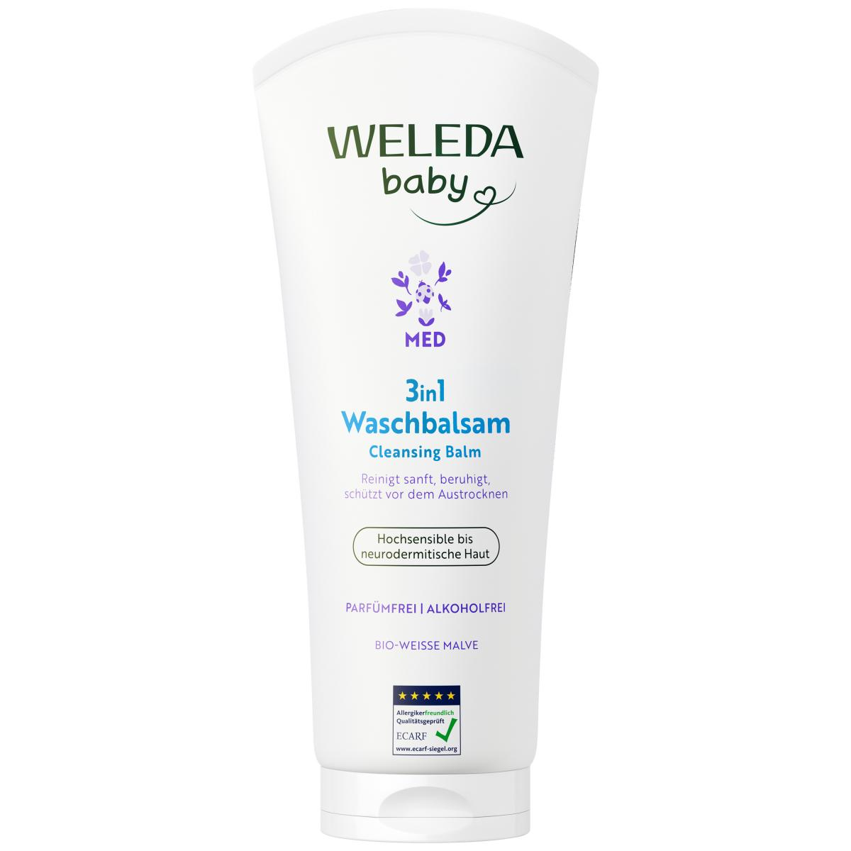 Baby 3in1 Waschbalsam Weisse Malve