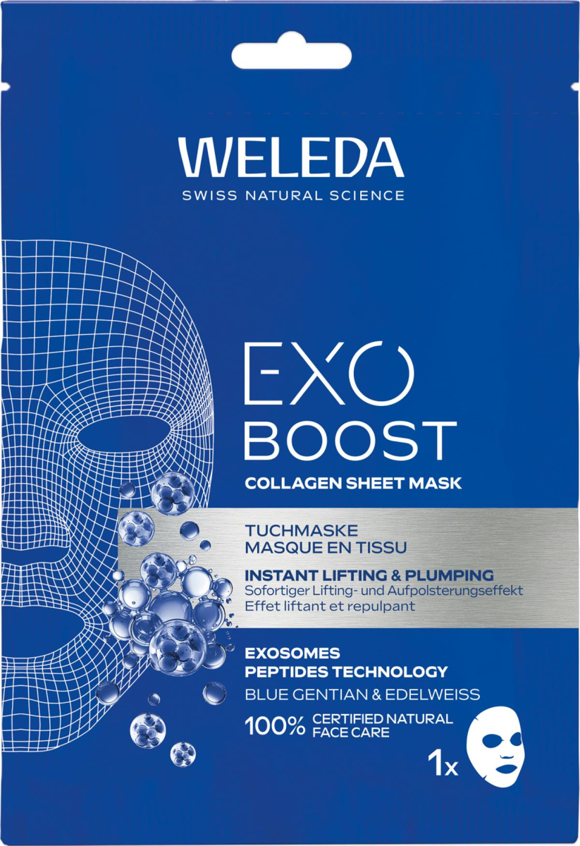 Exo Tuchmaske Blauer Enzian
