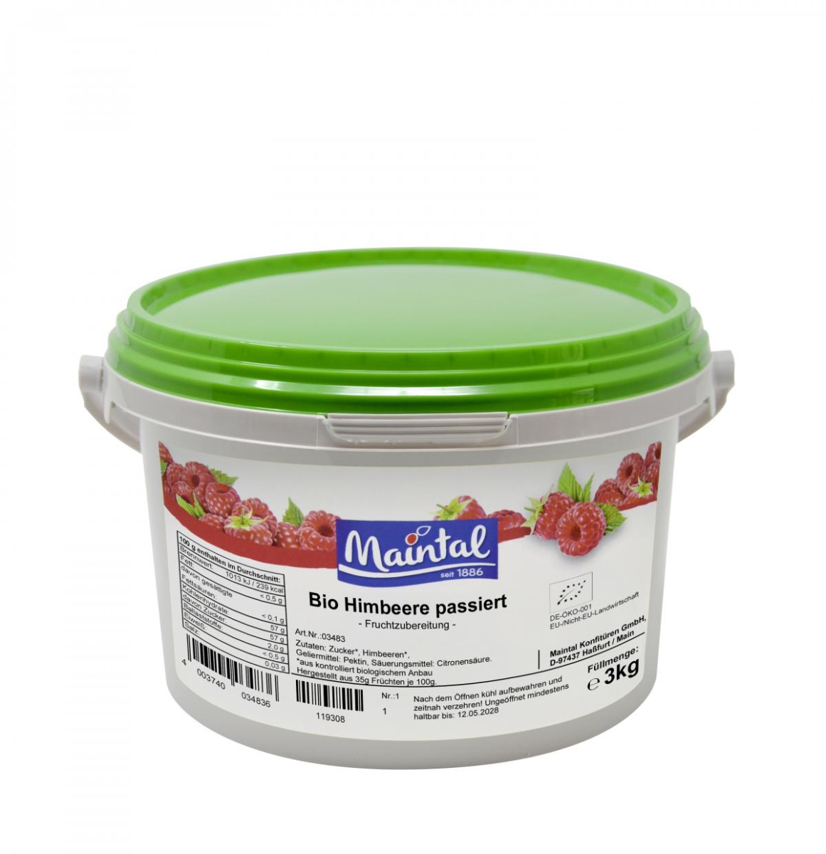 Himbeer Konfitüre (Großgebinde)