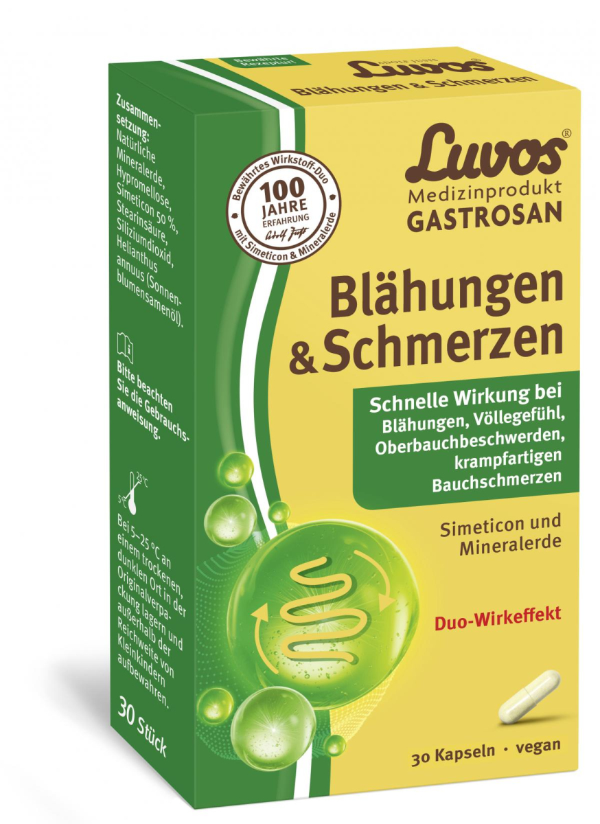 Heilerde Gastrosan Kapseln Blähungen, Schmerzen