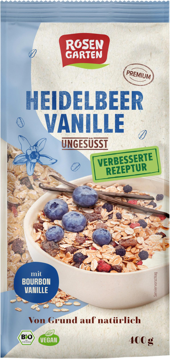 Heidelbeer Vanille Müsli