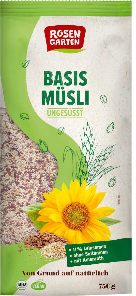 Basis Müsli ungesüßt mit Amaranth