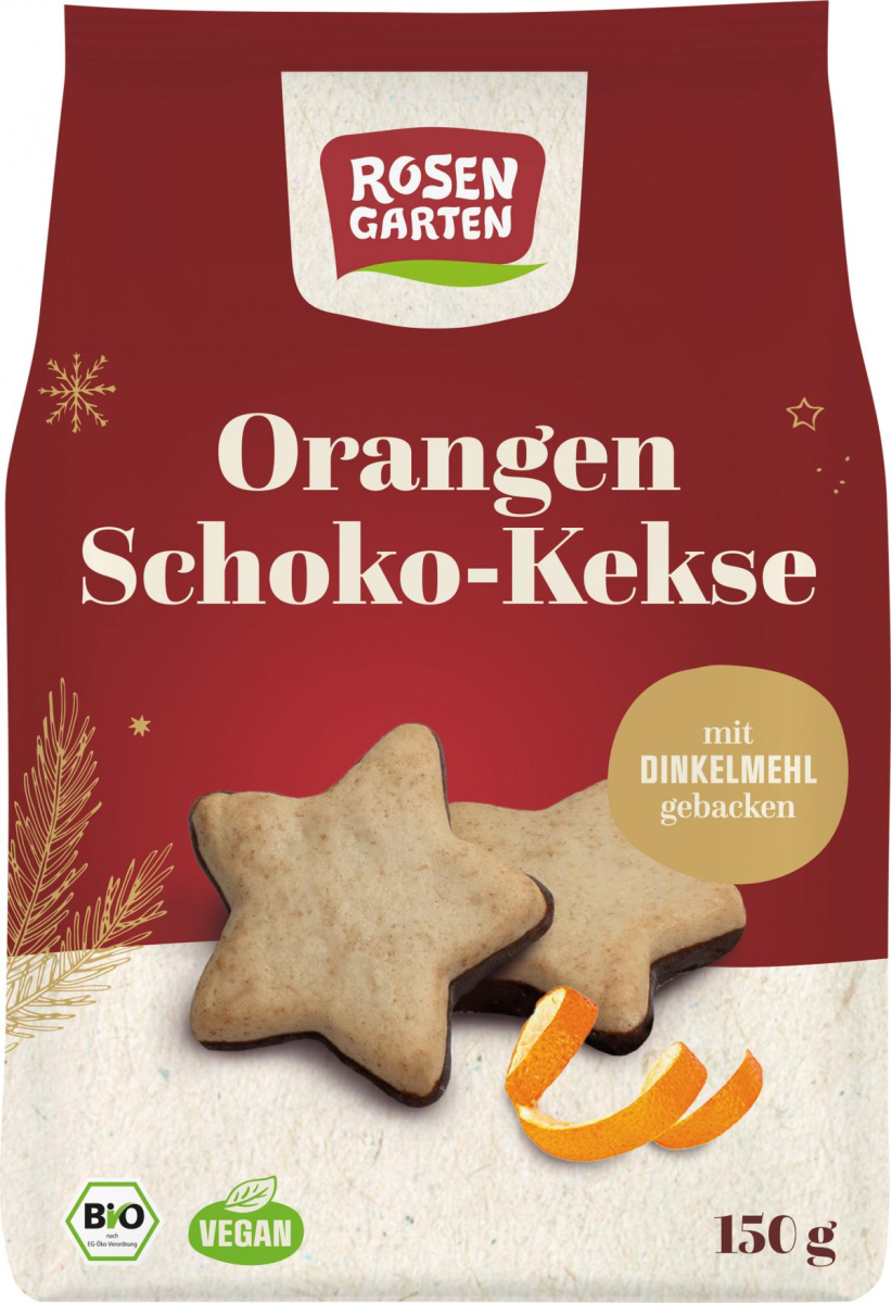 Orangen Kekse Zartbitter Schokolade