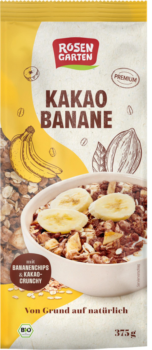 Kakao Bananen Müsli