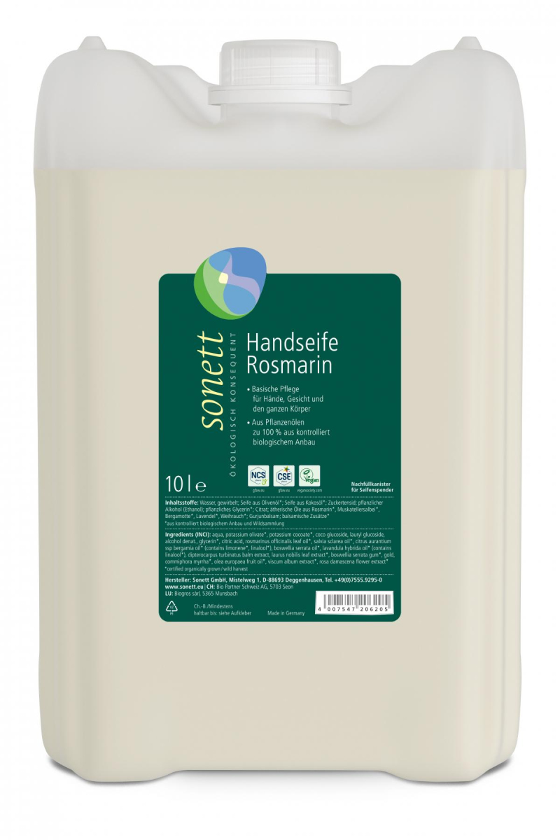 Handseife Rosmarin (Großgebinde)