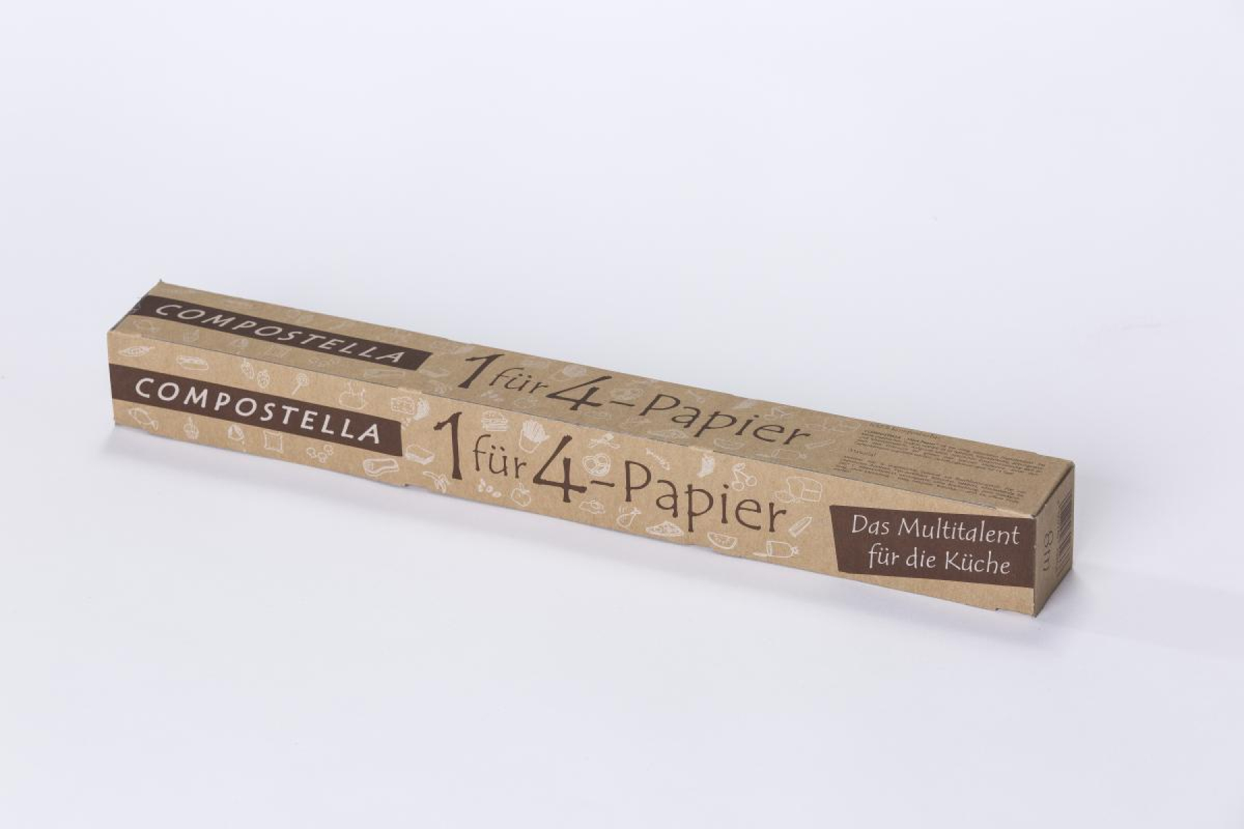 1 für 4 Papier - 8m Haushaltsrolle