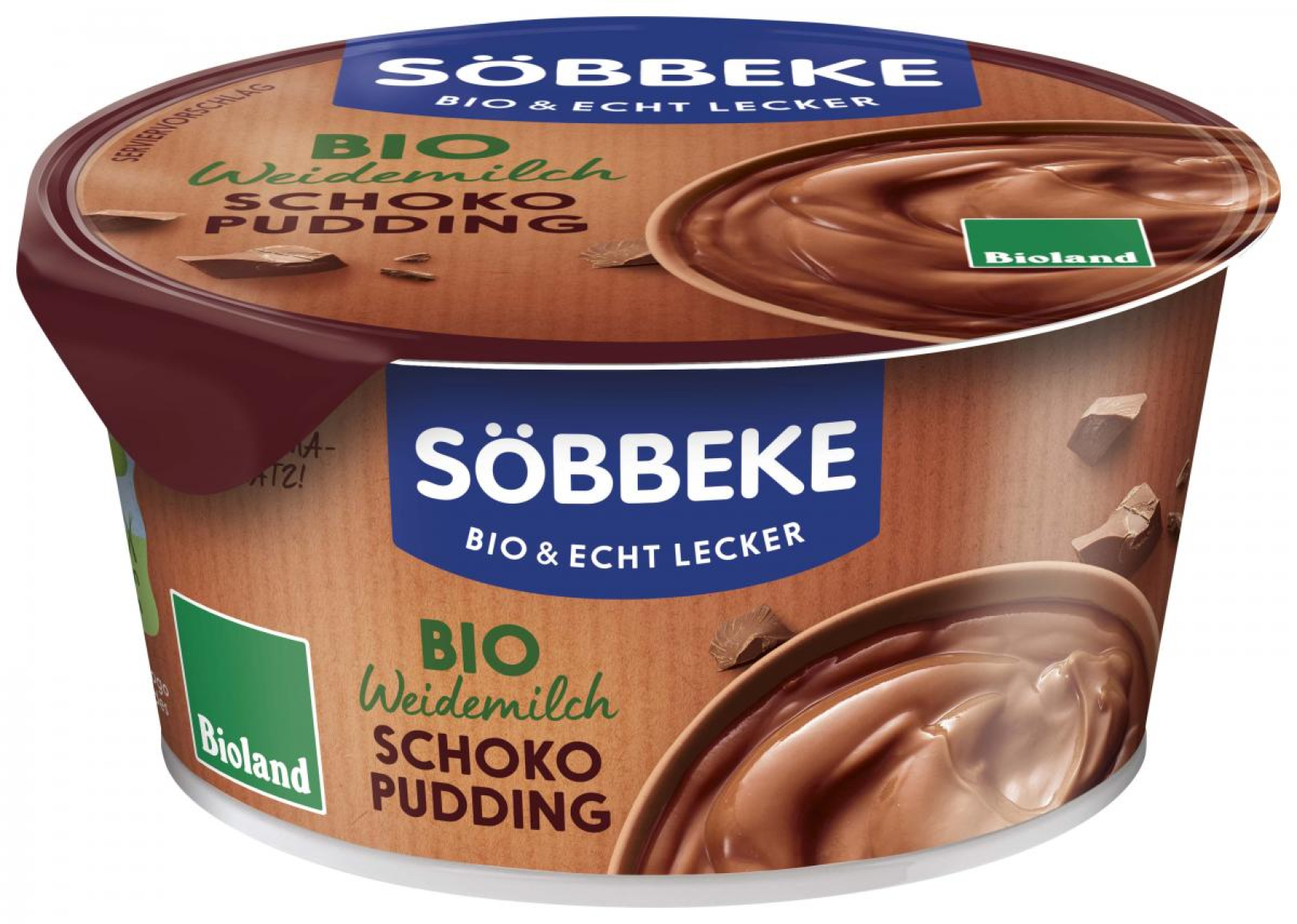 Schokopudding, Becher
