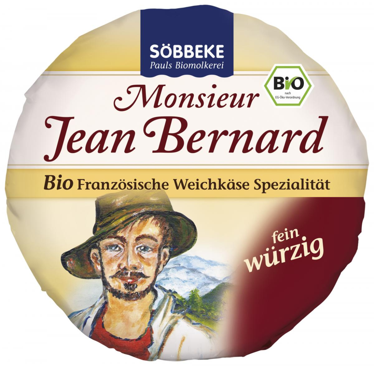 Weichkäse "Monsieur Bernard" 60% Fett i. Tr.
