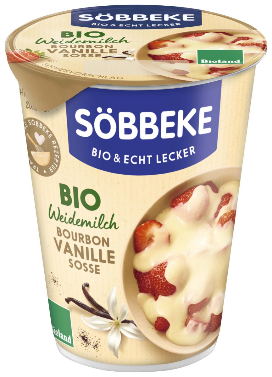 Bourbon Vanille Soße, mit Sahne