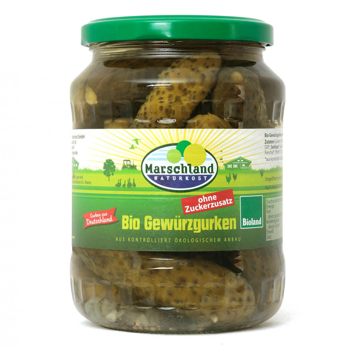 Gewürzgurken zuckerarm