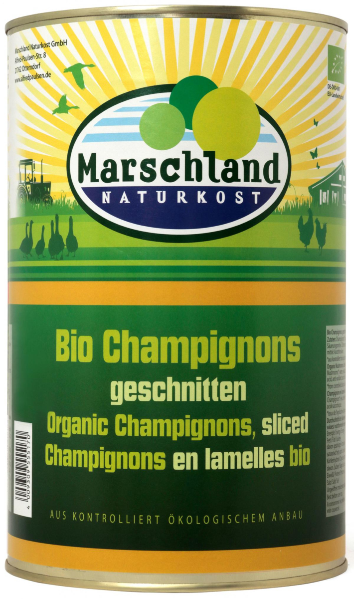 Champignons geschnitten (Großgebinde)