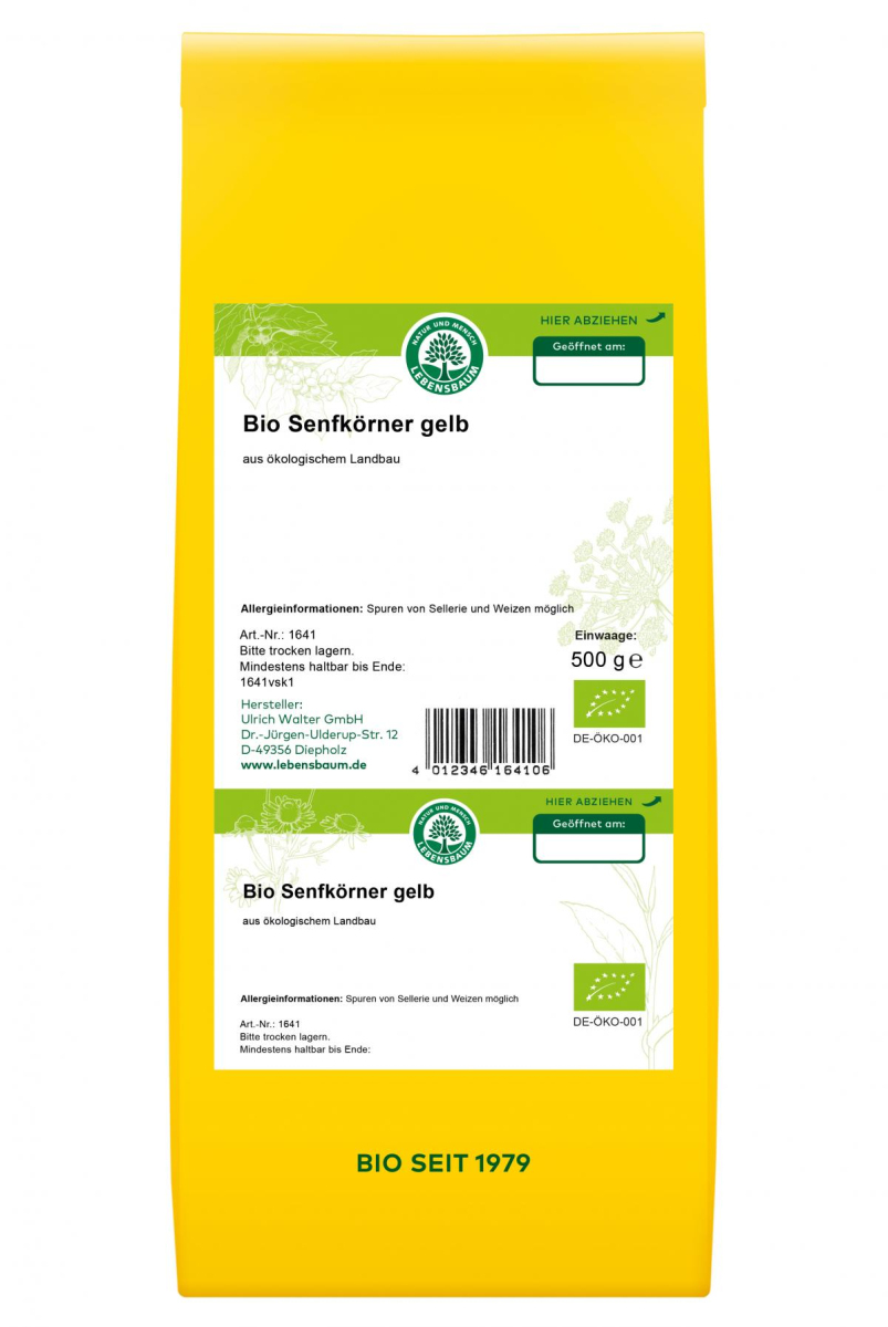 Senfkörner gelb (Großgebinde)