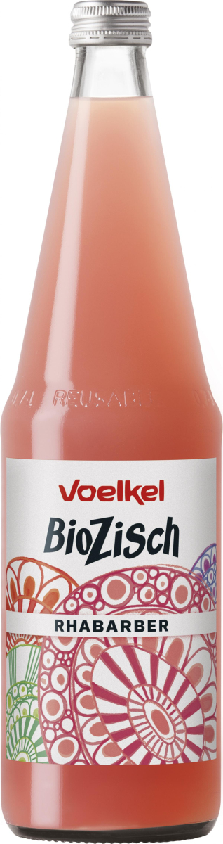 Bio Zisch Rhabarber, große Flasche