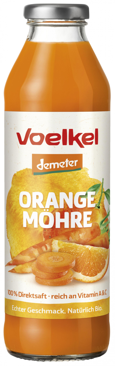 Orange Möhrensaft