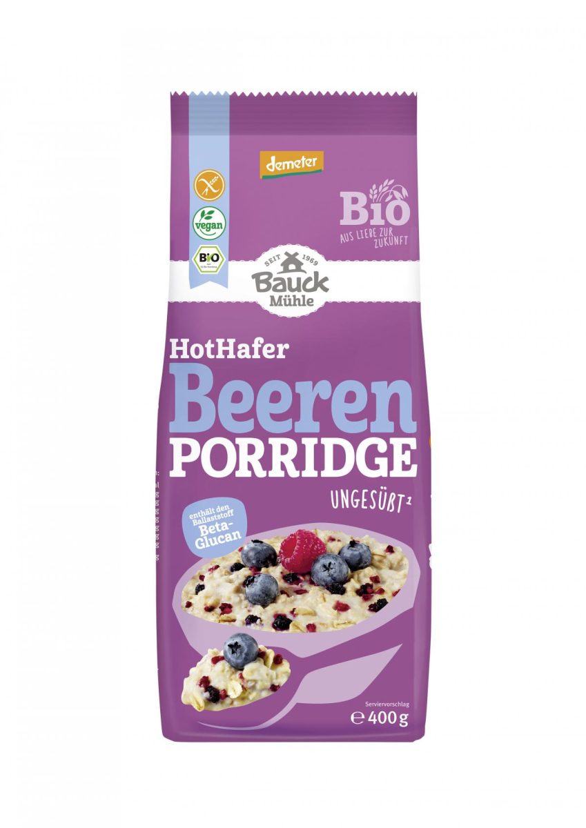 Hot Hafer Beere Porridge GF (Gebindeartikel)