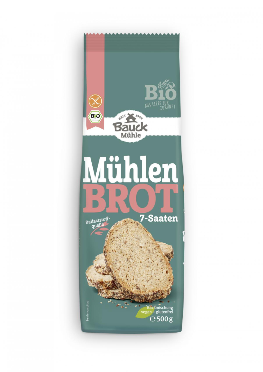 Backmischung Mühlenbrot 7 Saaten GF