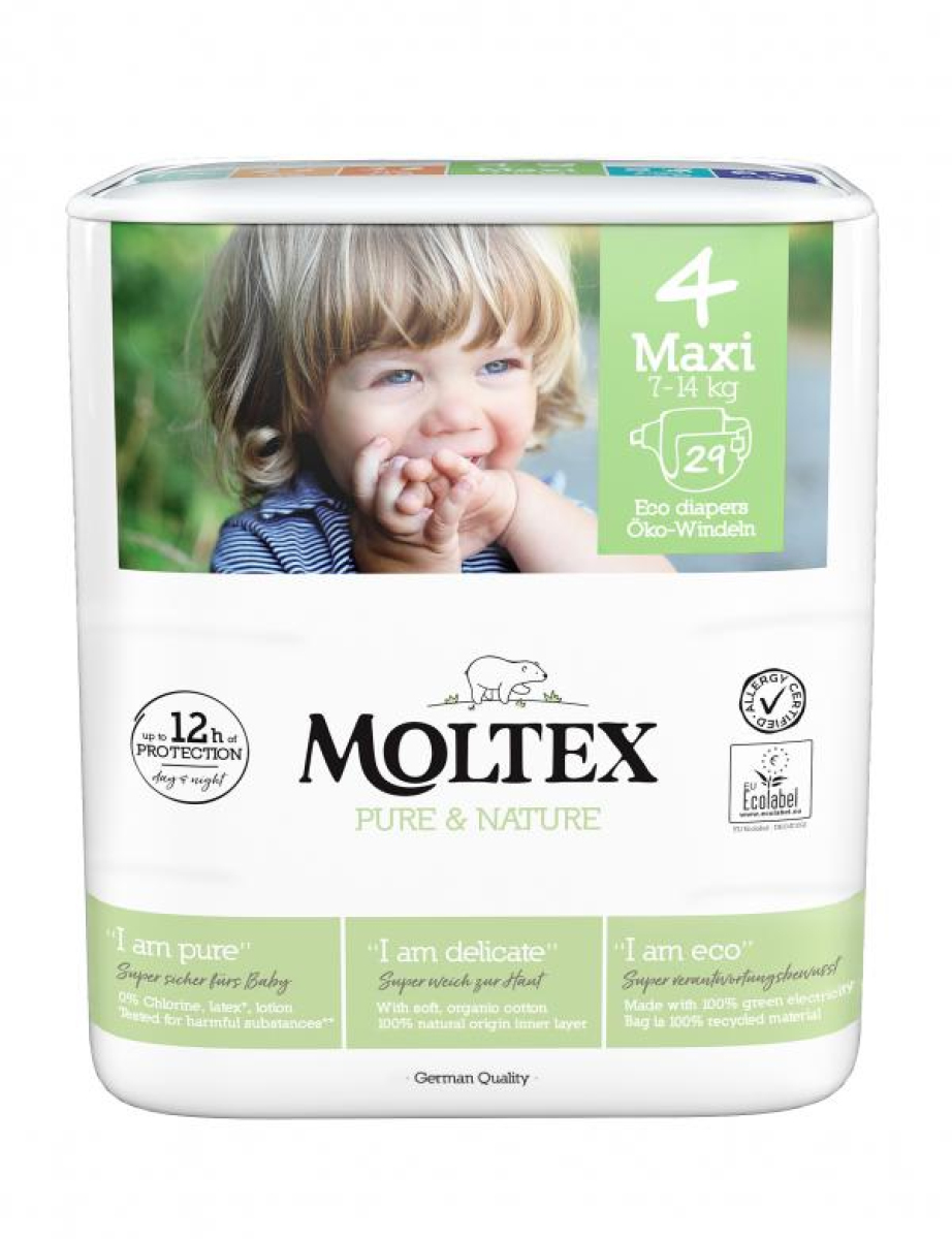 Windeln Pure & Nature Maxi 7-14 kg