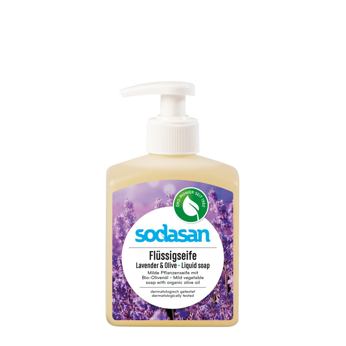 Seifenspender Lavendel-Olive