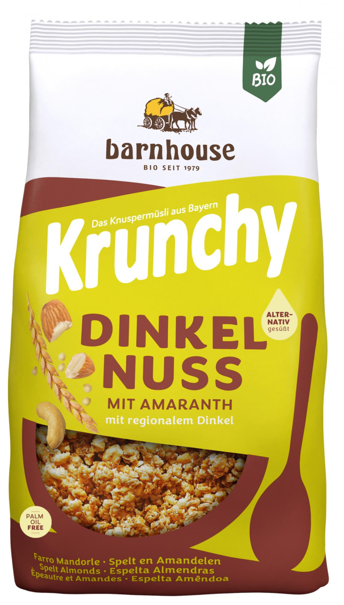 Krunchy Dinkel Nuss mit Amaranth