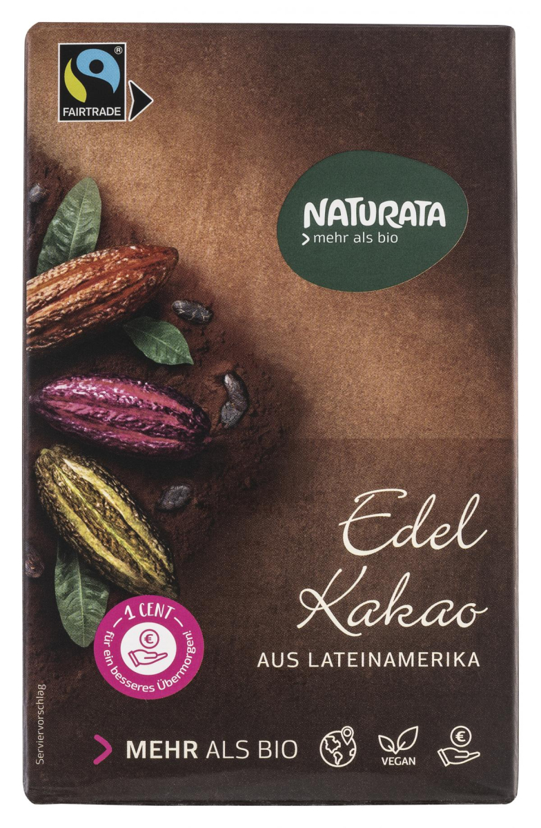 Edelkakao schwach entölt
