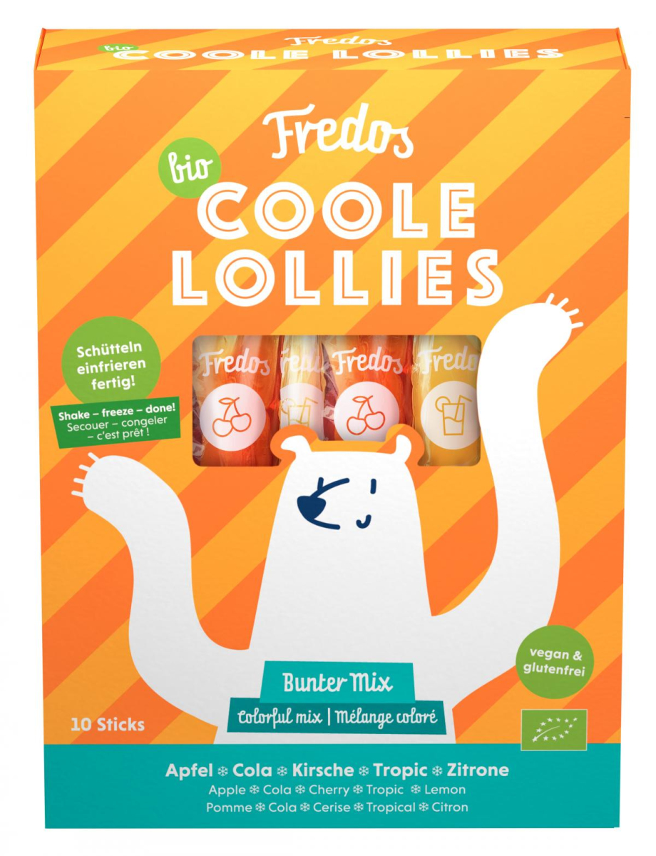 Wassereis Coole Lollies Bunter Mix