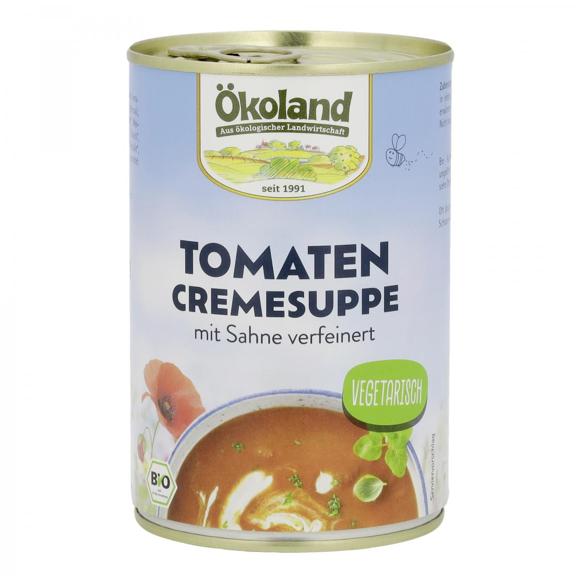 Tomaten Cremesuppe, vegetarisch
