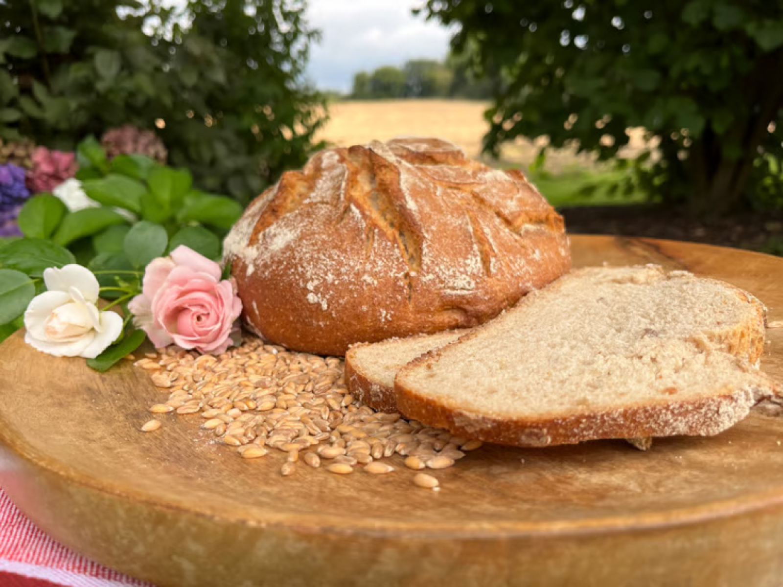 Dinkelröschen Brot