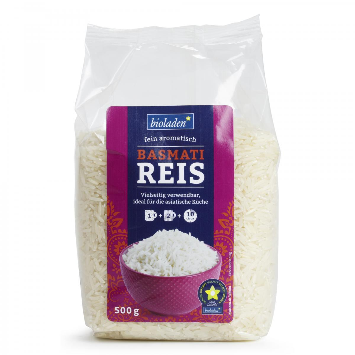 Basmatireis weiß bioladen* 500 g