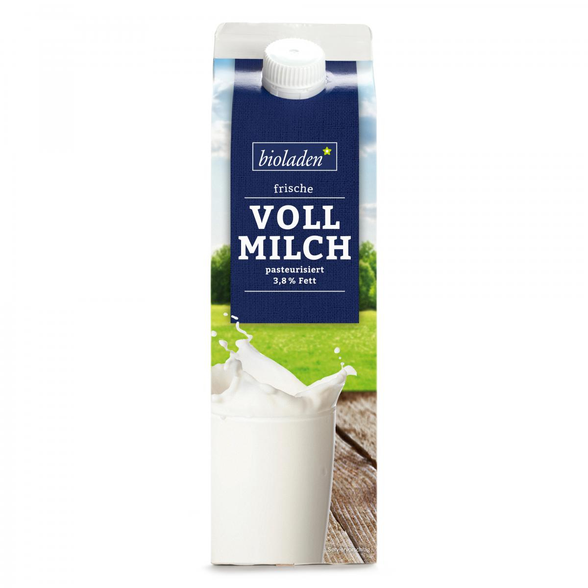Frische Vollmilch 3,7% bioladen* Tetra
