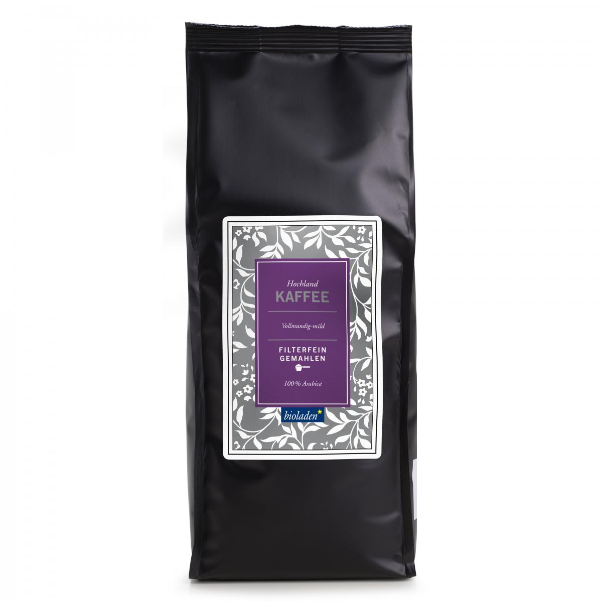 Hochlandkaffee 100% Arabica, gemahlen