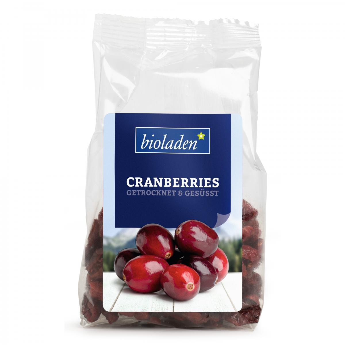 Cranberries, gesüßt