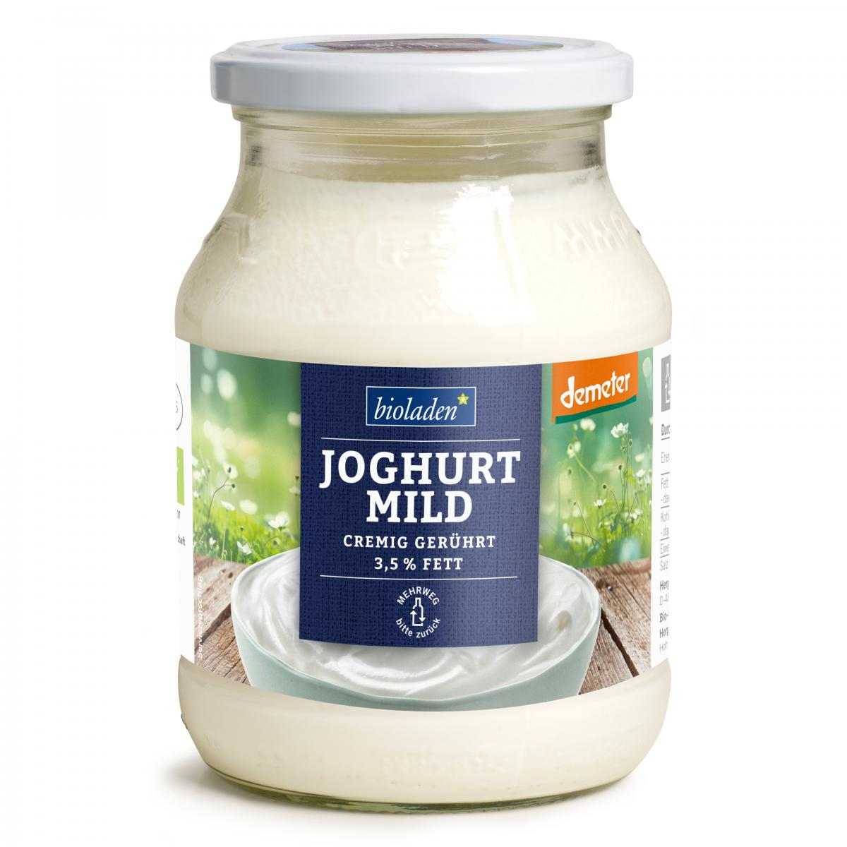 Joghurt Natur 3,5% bioladen* Glas