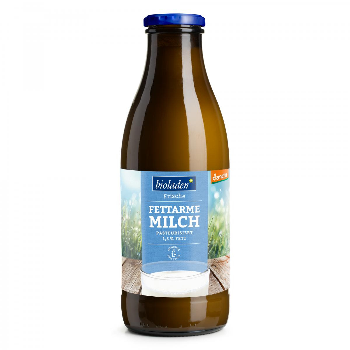 Demeter Fettarme Milch 1,5% Flasche