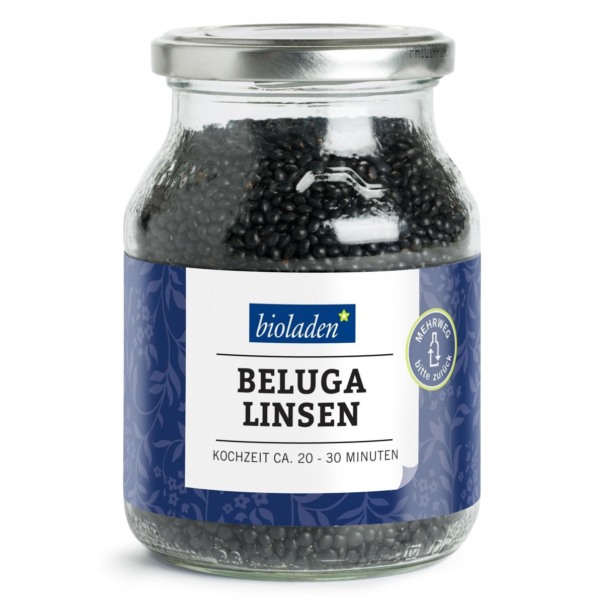 Belugalinsen im Pfandglas bioladen*