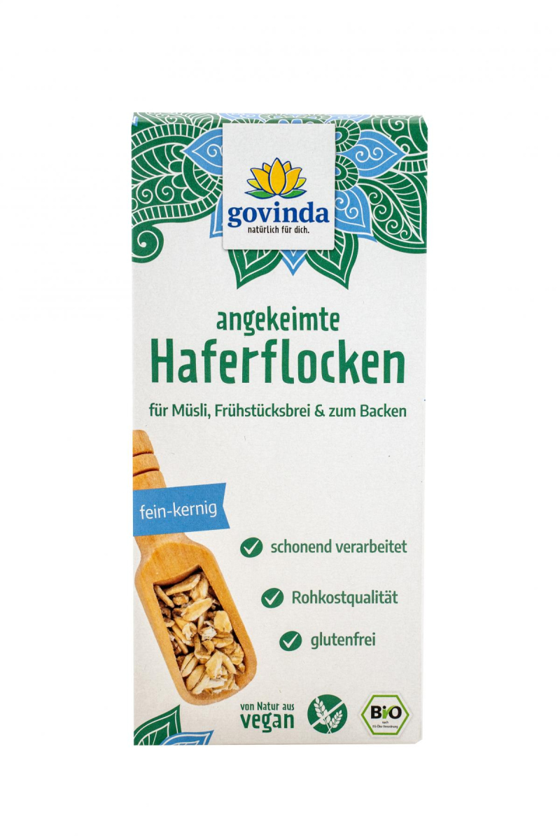 Haferflocken angekeimt
