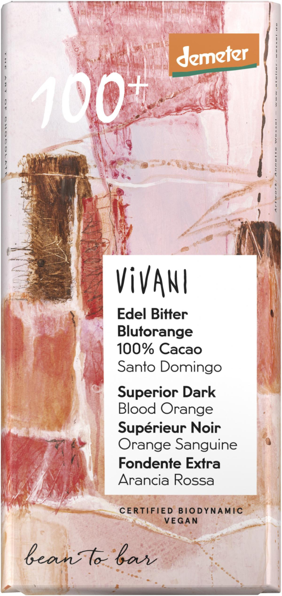 Edel Bitter Blutorange 100% Cacao