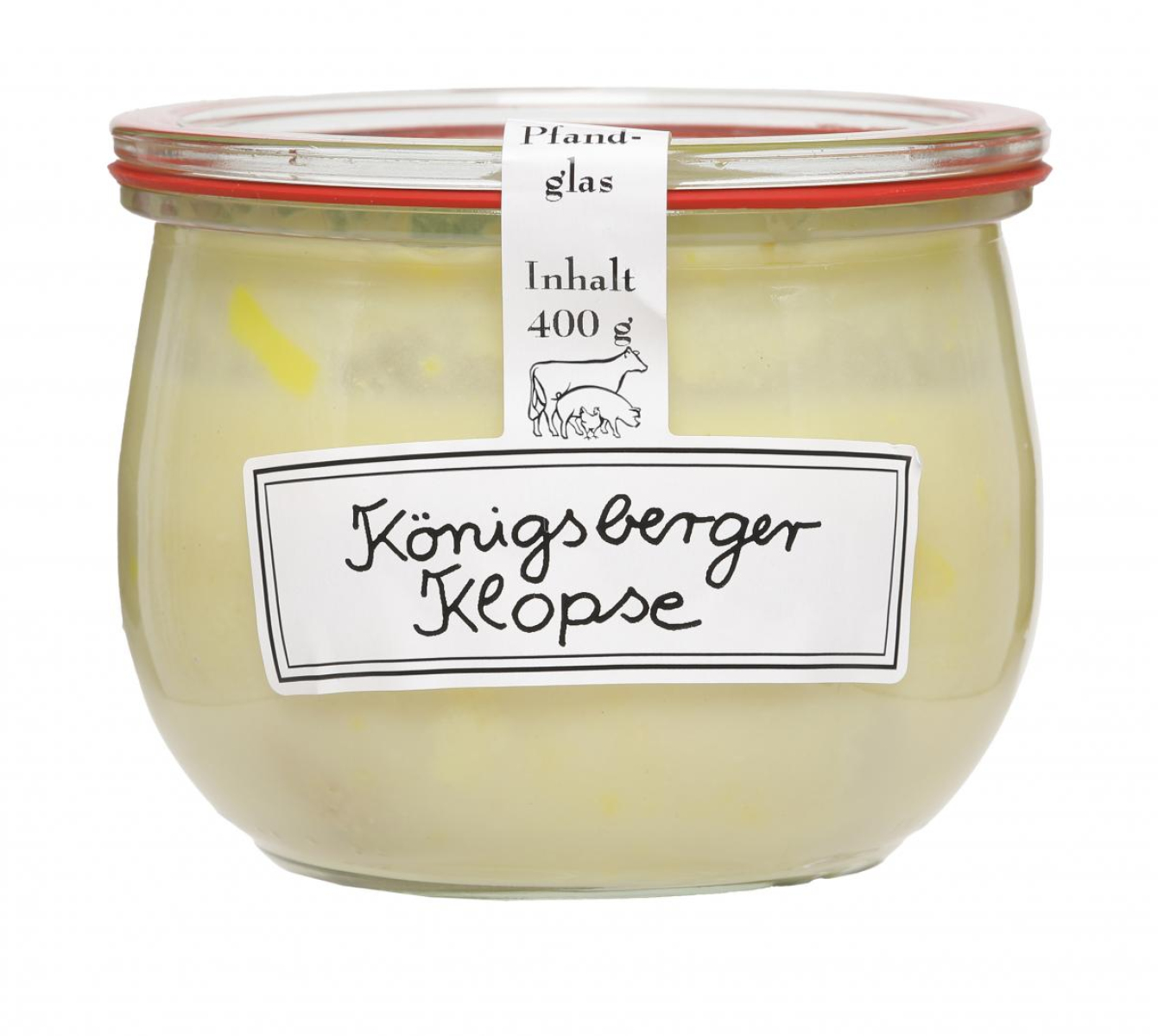 Königsberger Klopse in Sauce im Weck-Glas