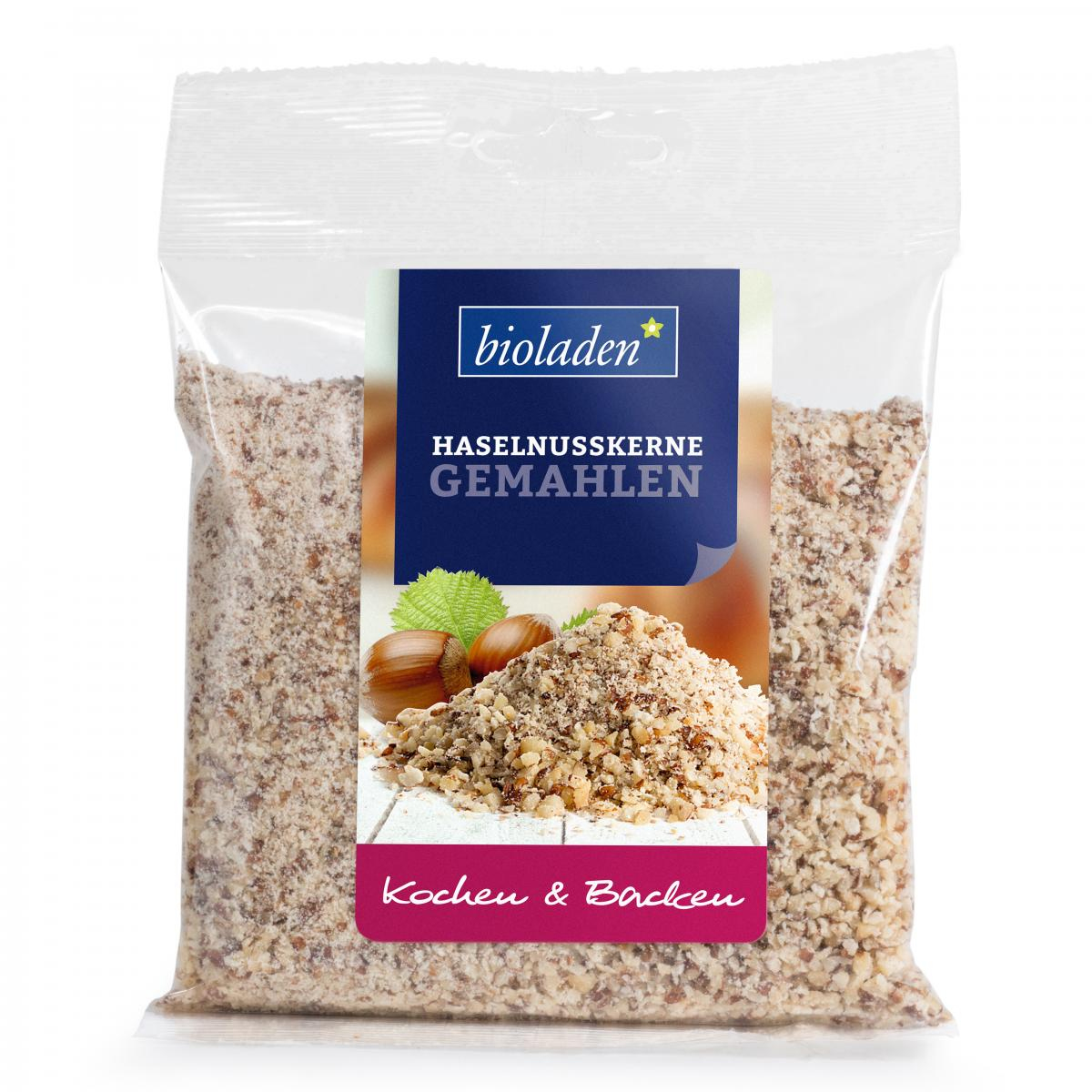 Haselnüsse gemahlen