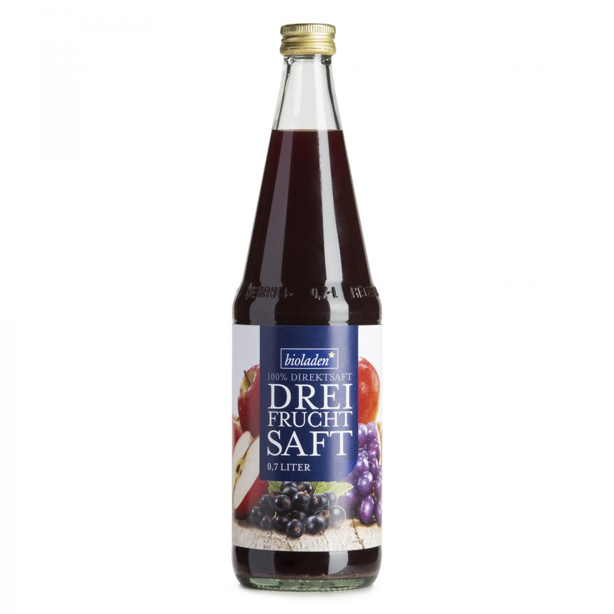 Dreifruchtsaft rot bioladen*