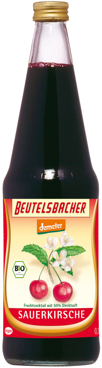 Sauerkirsch Fruchtcocktail