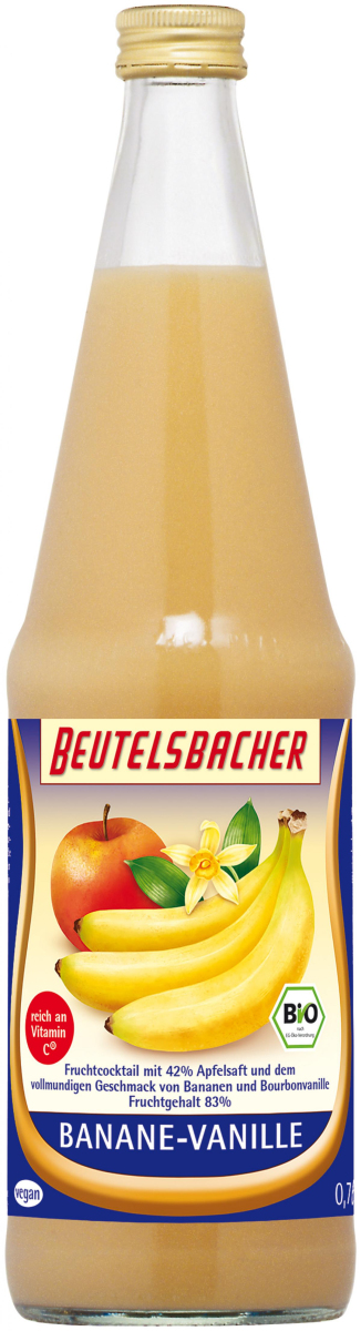 Banane-Vanille Saft